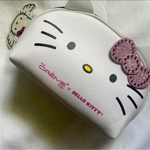 NWT the Creme Shop Hello Kitty Bling Makeup Bag Travel
